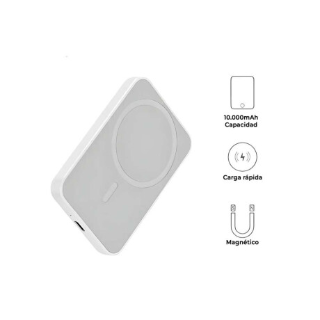 Cargador Magnetico Color Blanco 10000 Mah