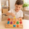 Puzzle numeros y signos madera P&F Puzzle numeros y signos madera P&F
