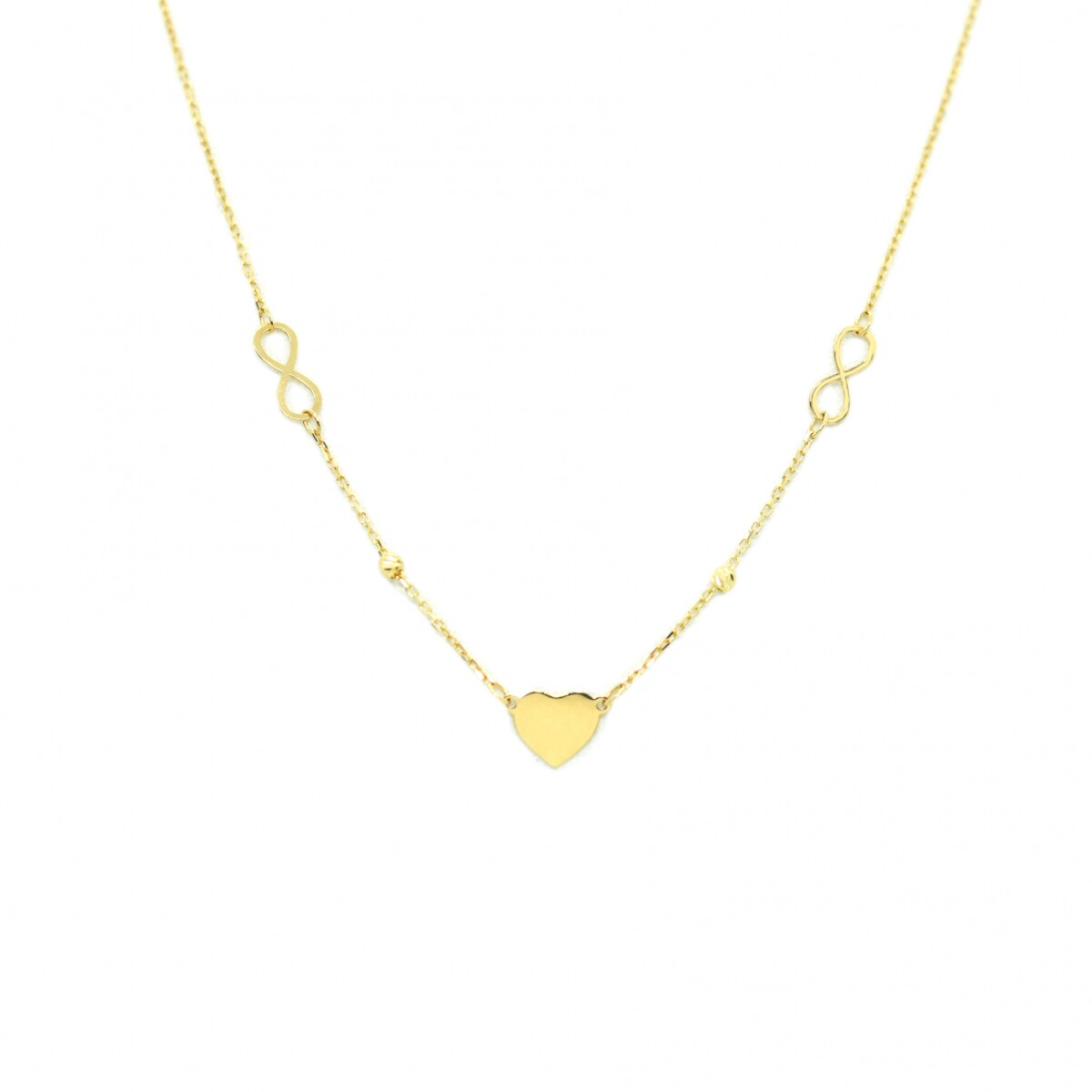 Collar en Oro 18 Kilates con Dijes 