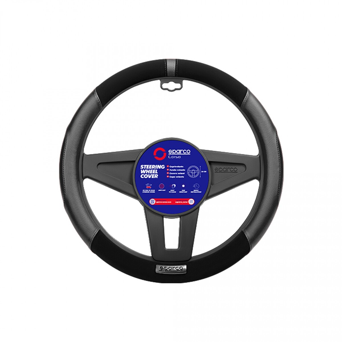 Sparco Cubre Volante - Negro 