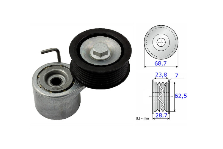 Tensor De La Correa Audi Q5/Q7 12-25 Tensor De La Correa Audi Q5/Q7 12-25
