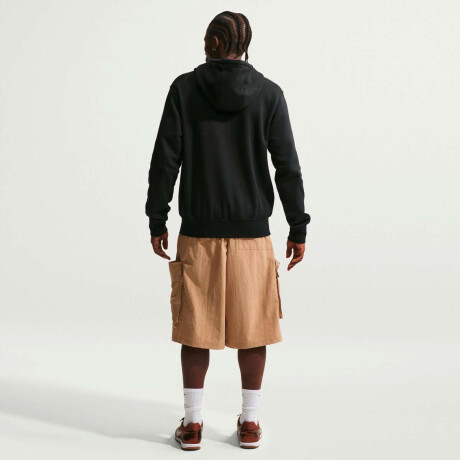 Campera Nike Club Bb Con cierre Hood de Hombre Negro