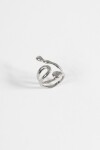 Anillo acero gotic plateado