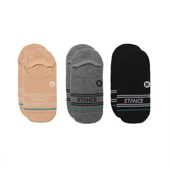 Medias Stance Sero no Show Pack x 3 Beige