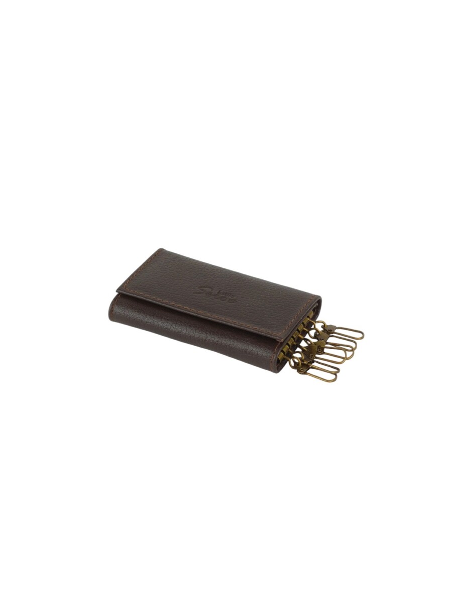 Porta llaves clasico - Marron 