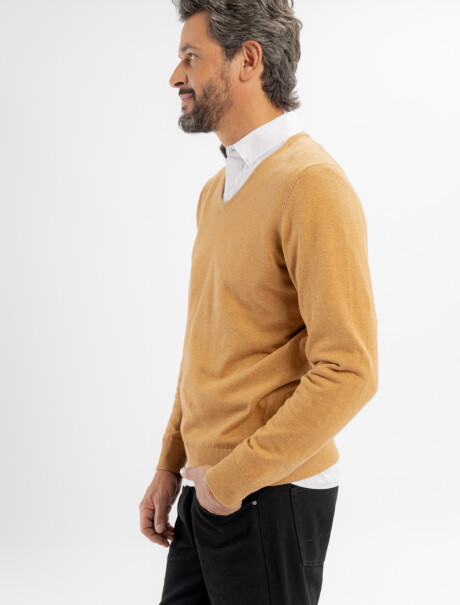 Buzo algodon Dublin tostado melange