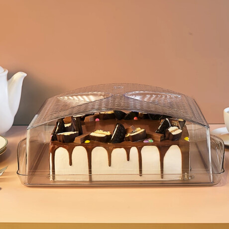 Panera rectangular de acrílico TRANSPARENTE
