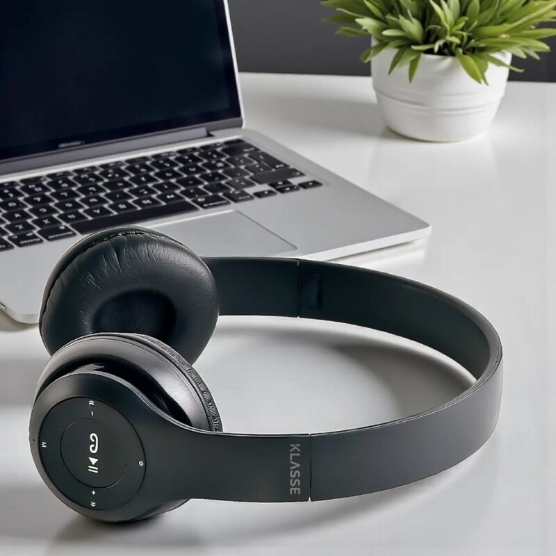 Auriculares Inalámbricos Klasse On Ear | Bluetooth 5.0 | Color negro Auriculares Inalámbricos Klasse On Ear | Bluetooth 5.0 | Color negro