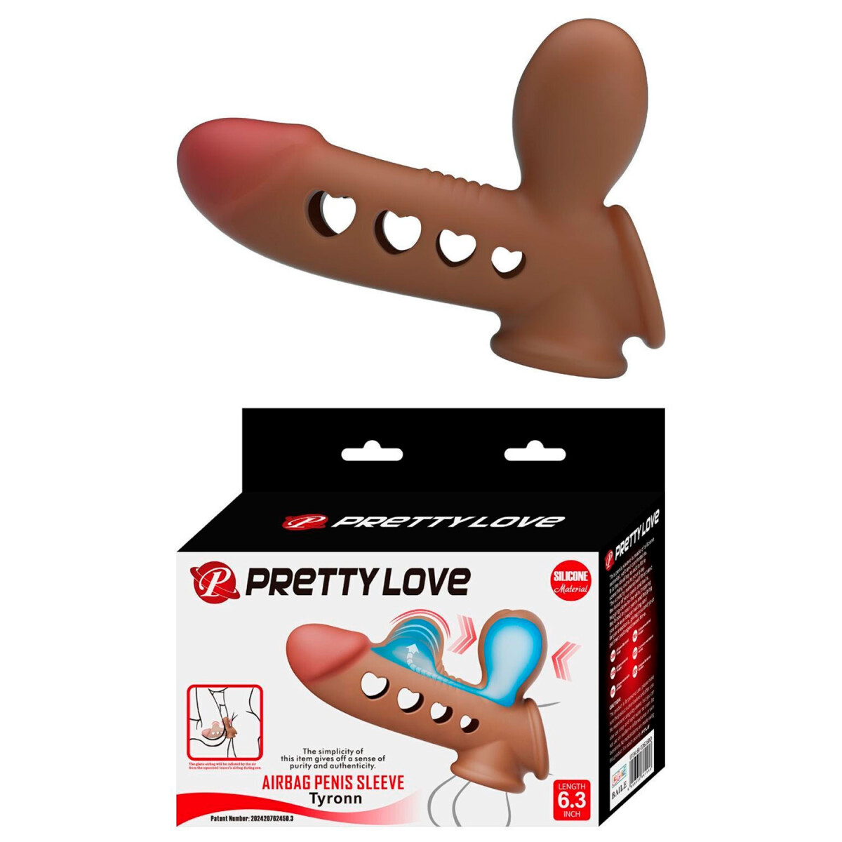 Funda Pene Airbag Penis Sleeve Tyron Pretty Love 