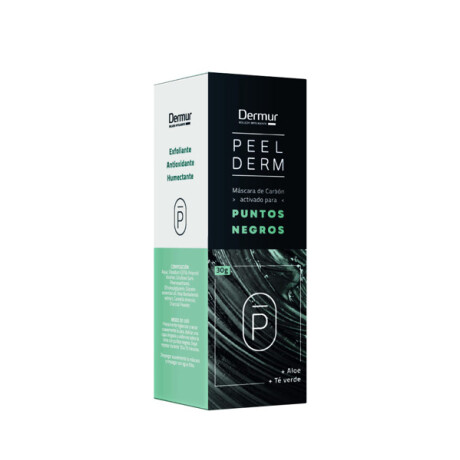 Dermur Peel Derm Máscara De Carbón Activado Para Puntos Negros – Tratamiento Facial Dermur Peel Derm Máscara De Carbón Activado Para Puntos Negros – Tratamiento Facial
