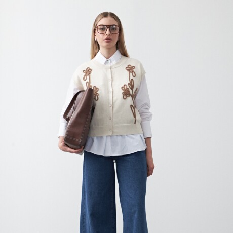 CHALECO NICOLASA Crudo