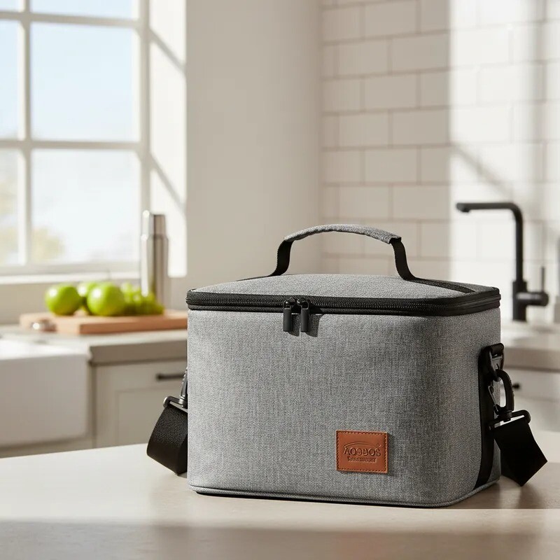 Bolso Lunchera Termica 12 Lts GRIS