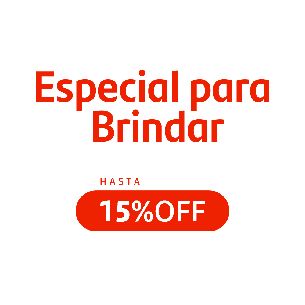 Especial para brindar