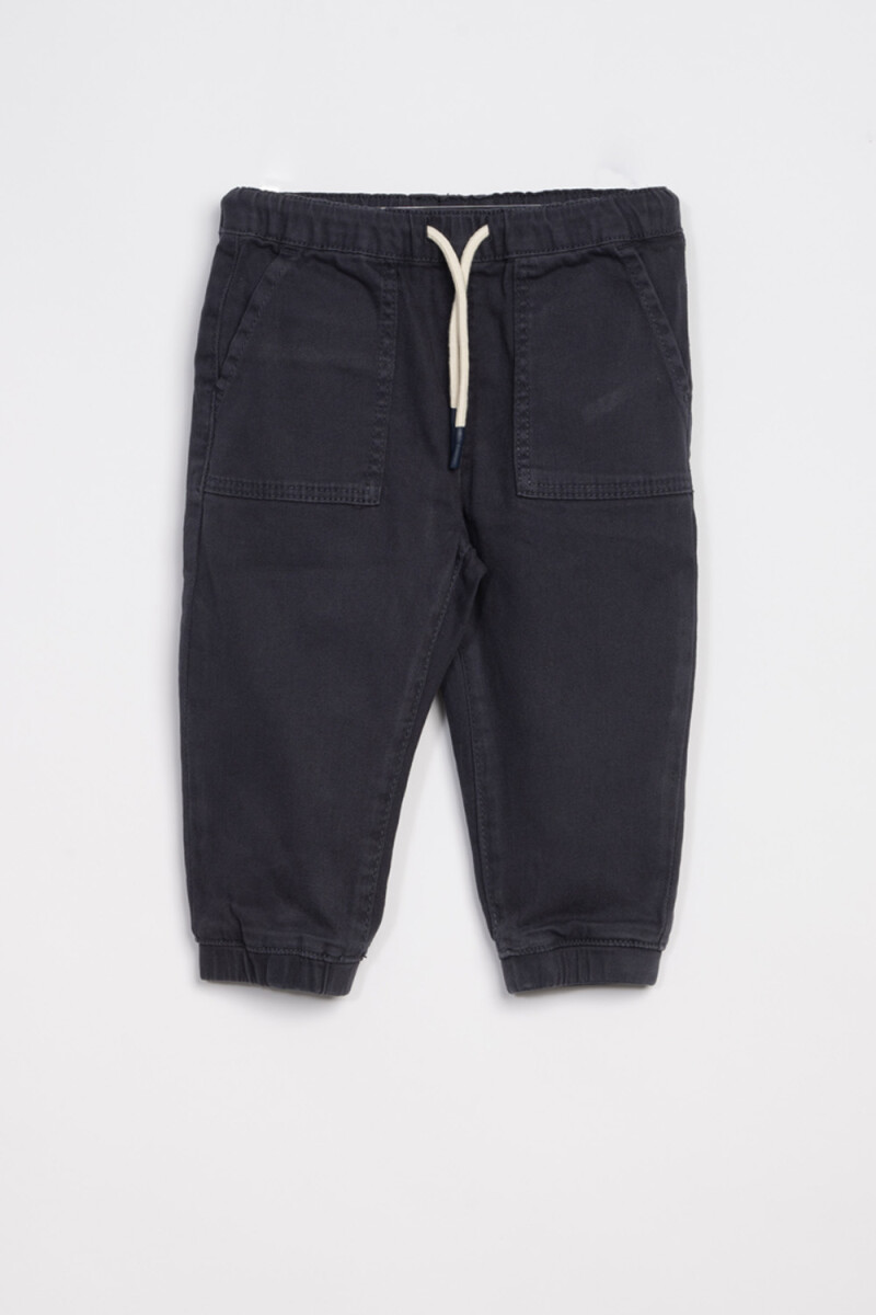 Pantalón puño - Azul 