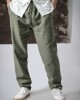 Pantalon Lino Verde militar