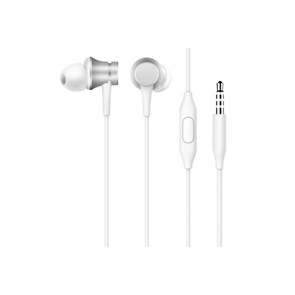 Auriculares originales Xiaomi MI IN-EAR Basic color plateado Auriculares Originales Xiaomi Mi In-ear Basic Color Plateado