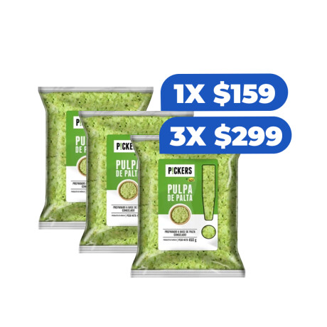 Pickers Pulpa De Palta 450 Grs - Lleva 3 Paga 2 Pickers Pulpa De Palta 450 Grs - Lleva 3 Paga 2