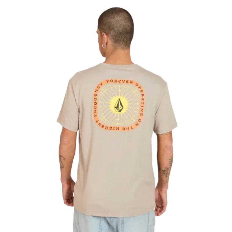 Remera Volcom Frequency - Beige Remera Volcom Frequency - Beige
