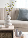 Jarrón ALVIS Ø20xA30cm blanco Jarrón ALVIS Ø20xA30cm blanco