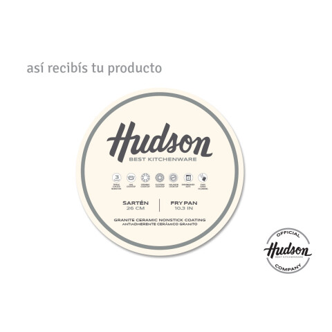 Sartén Aluminio Antiadherente Hudson Granito 22 Cm Sartén Aluminio Antiadherente Hudson Granito 22 Cm