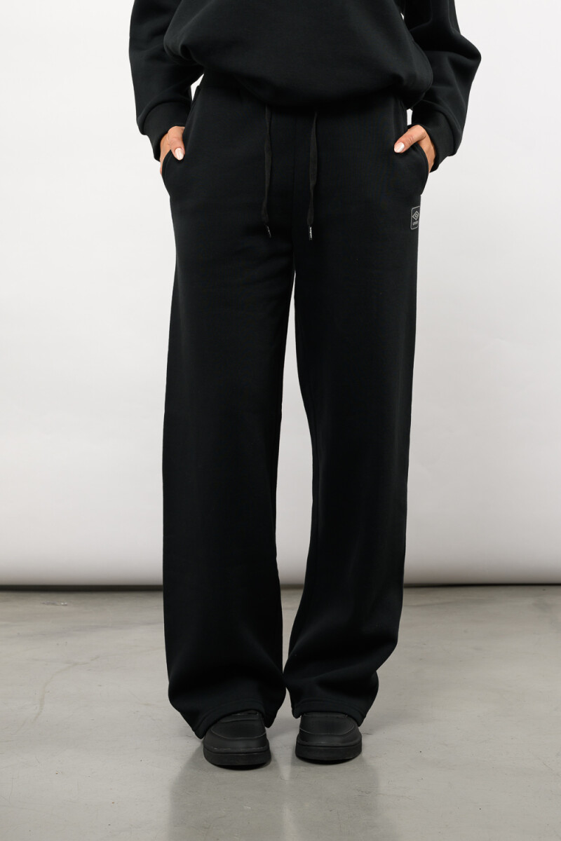 Pantalón recto terra Negro