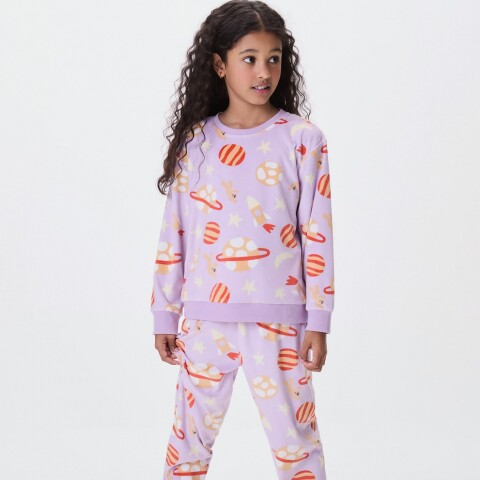 PIJAMA ML FEM LILAC