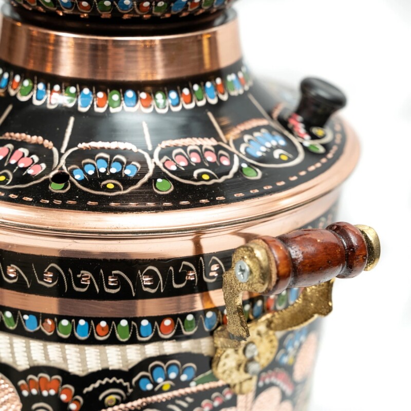 Samovar labrado azul Negro