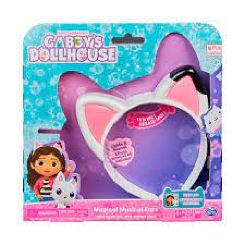 Vincha con orejas La Casa de Gabby con luz y sonido Vincha con orejas La Casa de Gabby con luz y sonido