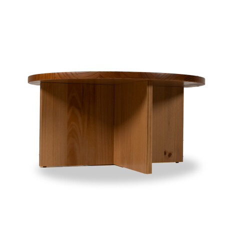 Mesa de Centro Arco - Redonda 0001 (Miel)