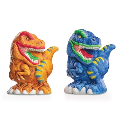 Juego Educativo 4M Moldear Pintar Dinosaurios T-Rex 3D Yeso Multicolor