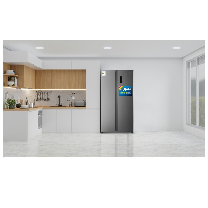 Enxuta Heladera Side By Side Inverter Renxsbs22440i Gris Enxuta Heladera Side By Side Inverter Renxsbs22440i Gris