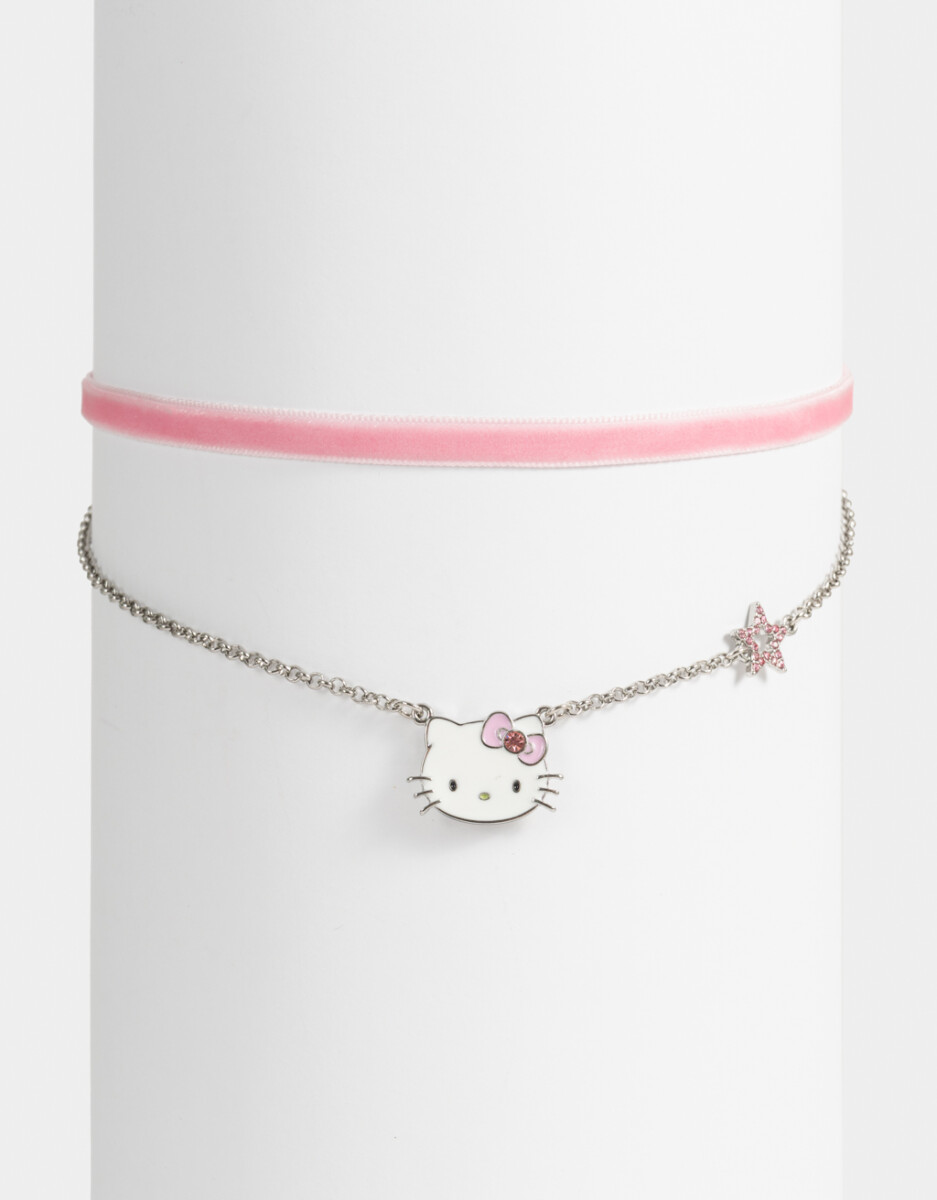 Collar Multilayer "hello Kitty" 