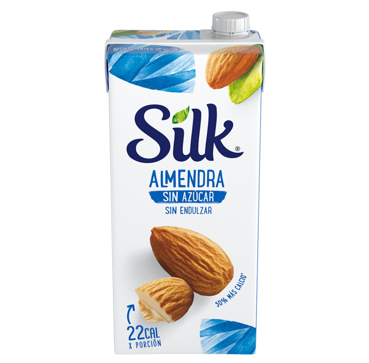 Leche Almendras Sin Azúcar Silk 1L 