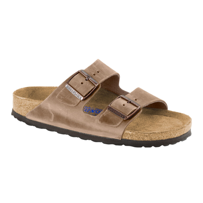 Sandalia Arizona Soft Footbed Oiled Leather - Regular Tabaco