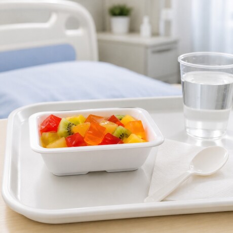 Pote Rectangular de Melamina Blanco 148 ml Pote Rectangular de Melamina Blanco 148 ml