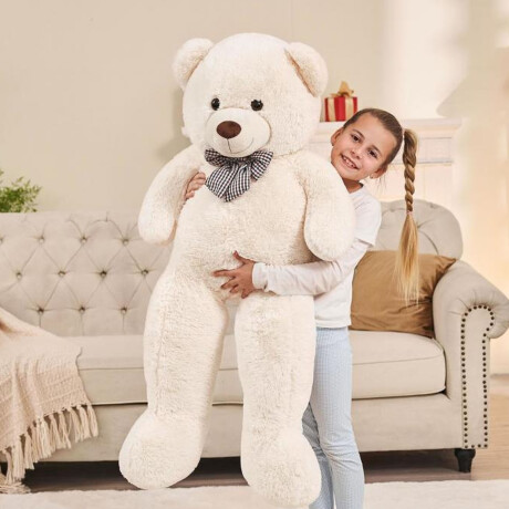 Oso de Peluche Gigante 120cm Muñeco Almohada Suave Afelpada Natural