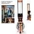 Banco Simulador Remo De Agua Like Madera Profesional MAQUINA REMO PROFESIONAL LIKE ZYX0018