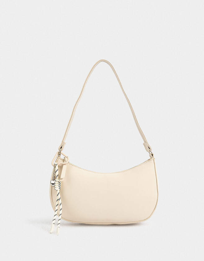 Bandoleras Bandolera Con Charms - Blanco Crudo