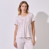 Set Pijama Remera & Capri MULTI/BLANCO