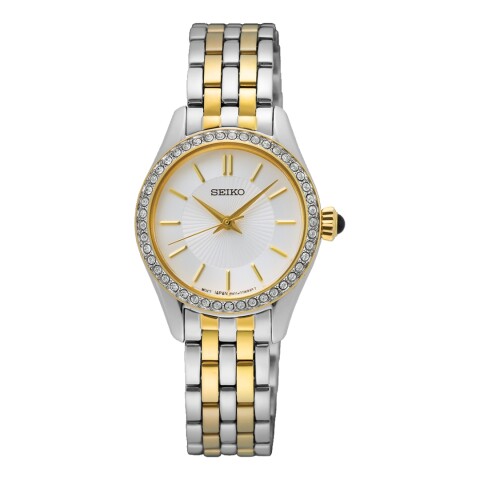 Reloj Seiko SUR540P1 para mujer con correa de acero Dorado