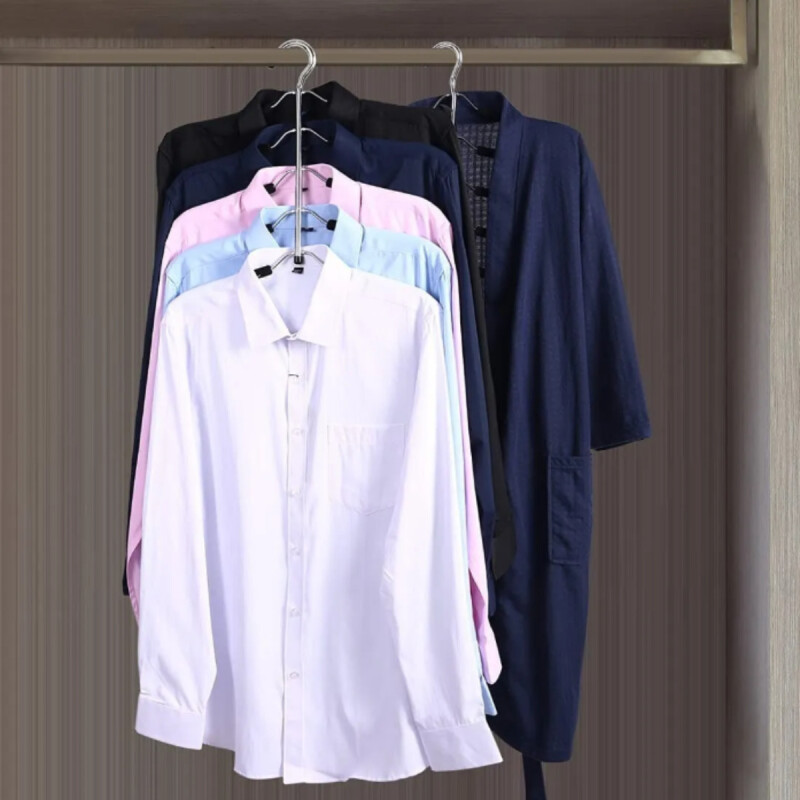 Percha Colgador 5 En 1 De Metal Mágico Portatil Antidesliza Percha Colgador 5 En 1 De Metal Mágico Portatil Antidesliza