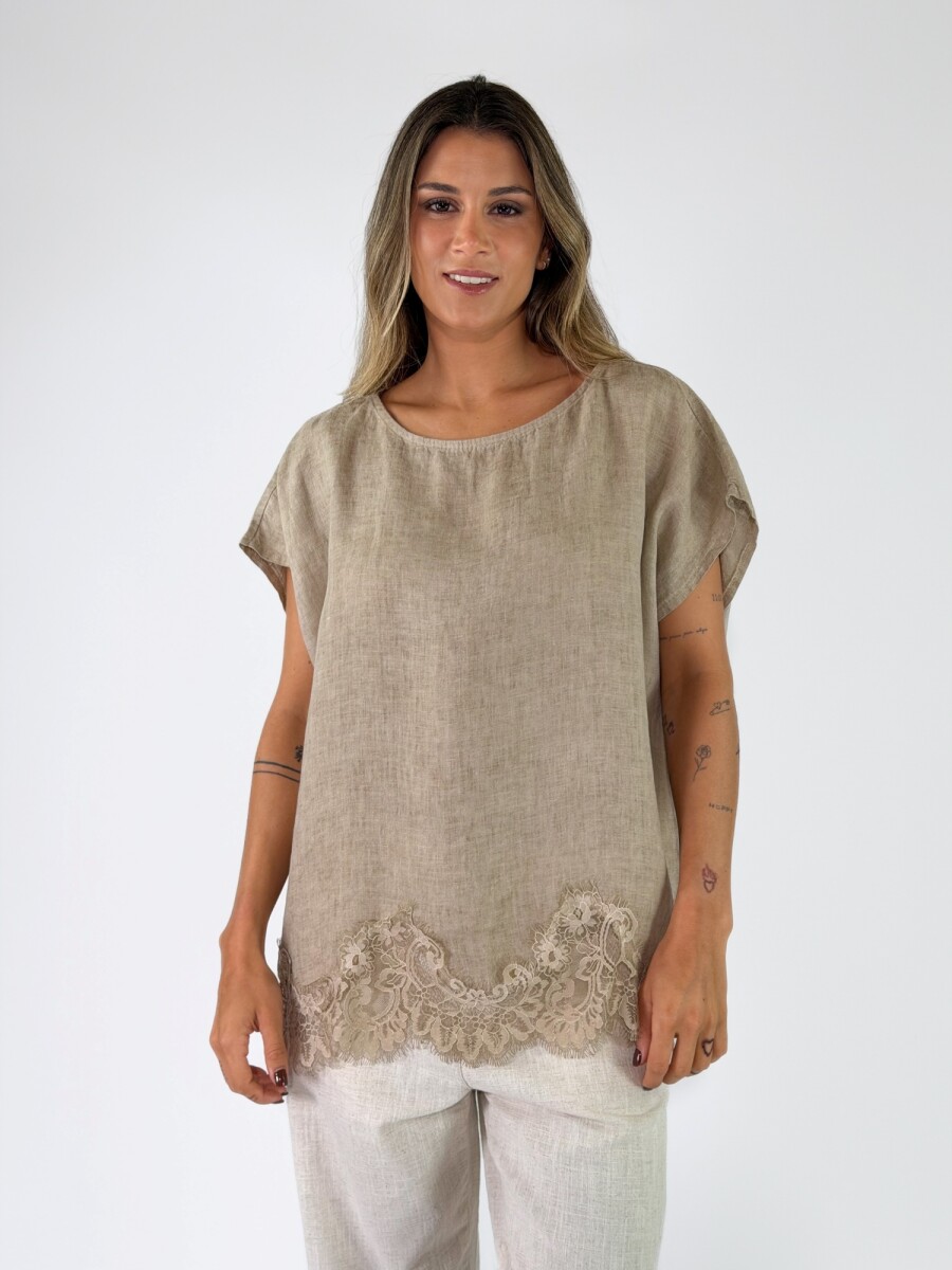 BLUSA MOLI - BEIGE 