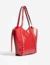 Shopper Shopper Roja Con Tachas - Rojo Cereza