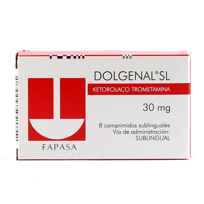 DOLGENAL SL 30 MG. CJ X 8 COMP. SUBLINGU única