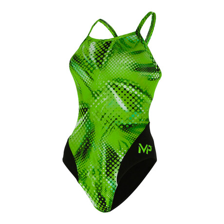 Michael phelps - Malla de Baño para Mujer Team Prints Mesa Mid Back SW255990318 - Uv Upf 50+. 18. 001