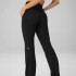 Leggings Flare PureLuxe High-Waisted TLC Kick Mujer Black