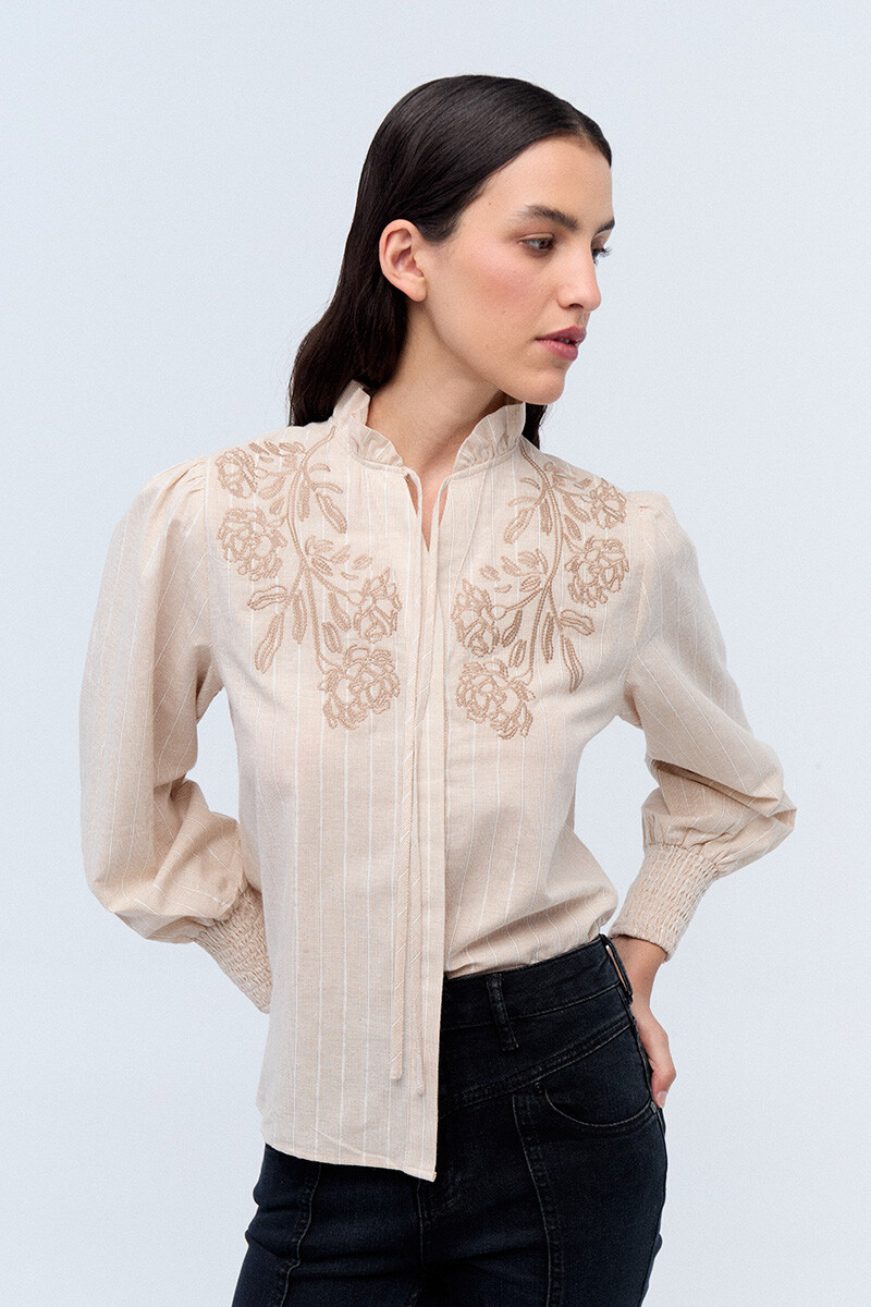 Camisa Lorenza - Beige 
