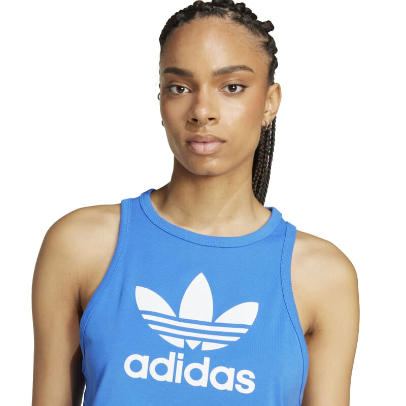 Musculosa Adidas Trefoil Tank de Mujer - IZ0387 Turquesa