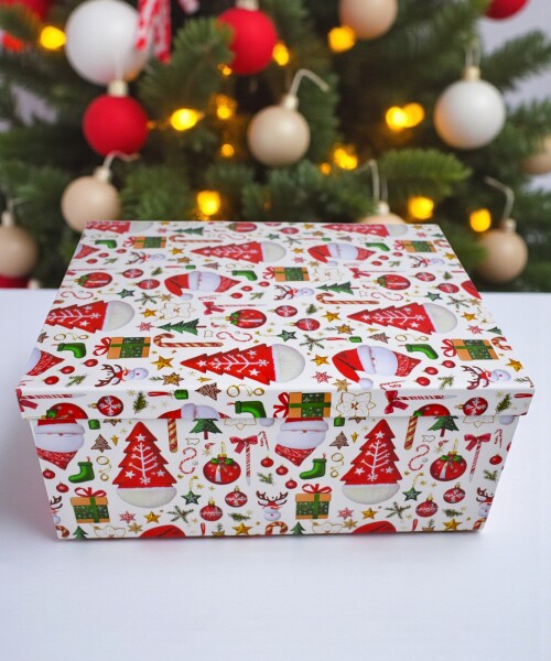 Caja Rigida Navidad 28 x 37 x 16 Diseño 1