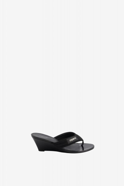 SANDALIAS WEDGE Negro